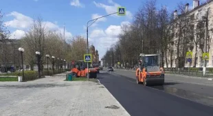В Электростали ремонт дорог - в самом разгаре